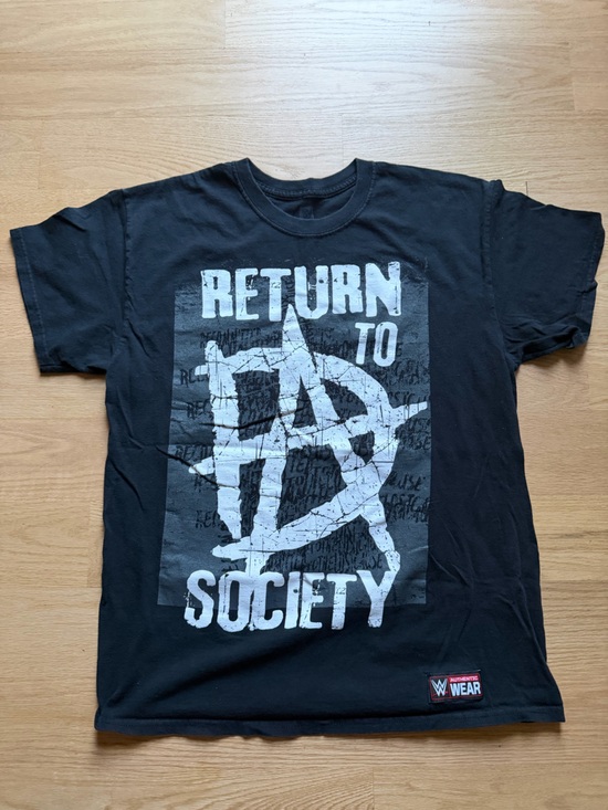WWE Other - WWE Black Graphic 'Return to Society' Tee